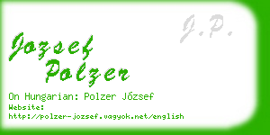 jozsef polzer business card